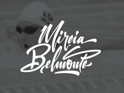 Personal branding for Mireia Belmonte mireia belmonte personal branding sport brand sports logos swim swimming