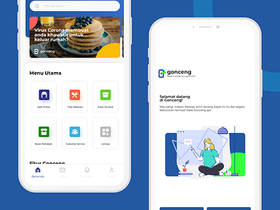 Gonceng App ui ui design uidesign uiux user interface ux