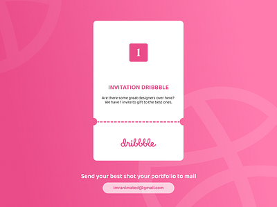 Invite Designer dribbble invite invitation invitations invite portfolio uidesign user interface