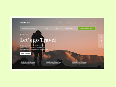 Travelocal adobe design illustration ui design uidesign user experience user interface userinterface vector