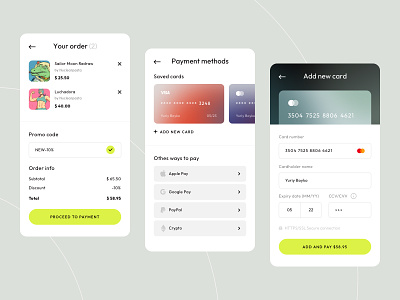 Daily UI — Credit Card Checkout card cart daily ui dailyui free gradient order pay payment ui