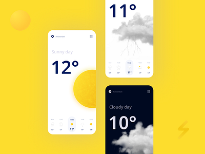 🌦️ design minimal ui ux