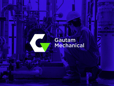 Gautam Mechanical | Visual Identity Design app icon brand identity corporate corporate branding corporate design corporate logo custom logo design geometric design graphicdesigner logo logodesign logodesigner logomark logos logotype