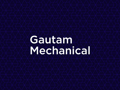 Gautam Mechanical | Logo Pattern Design app icon design corporate corporate branding corporate design corporate identity geometric geometric design logo logomarks logos logotypes pattern design