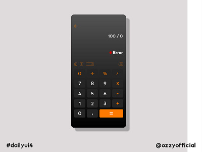 dailyui4 004 calculate dailyuichallenge