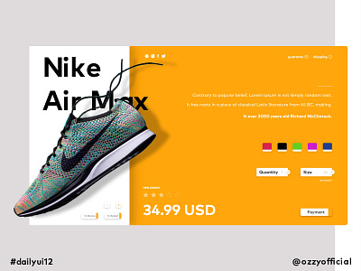 dailyui12 012 dailyui012 dailyuichallenge single product