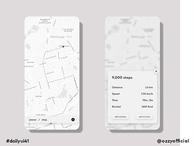 dailyui41 041 dailyui041 dailyuichallenge workout tracker