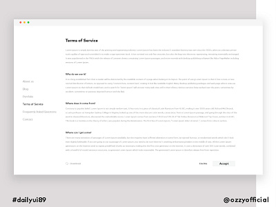 dailyui89 089 dailyui089 dailyuichallenge terms of service