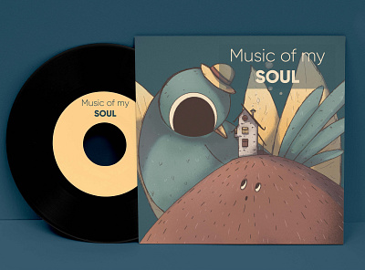 Bird illustration graphic design illustration music package vinyl vinyl package
