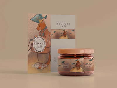 Jam packaging illustration