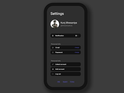 Setting UI