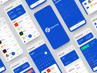 Expensery app design figma figmadesign ui uidesign uidesigner uiux