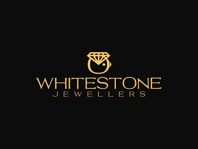 Whitestone Jewellers branding design graphic design icon illustrator jewellery logo type typography vector
