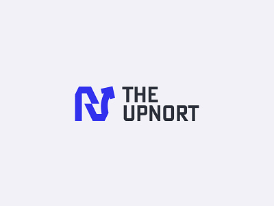The Upnort branding design graphic design illustrator logo type typography