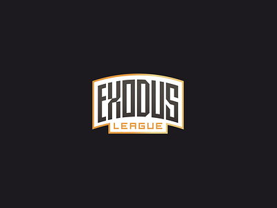 Exodus League branding design graphic design illustration illustrator logo type typography vector