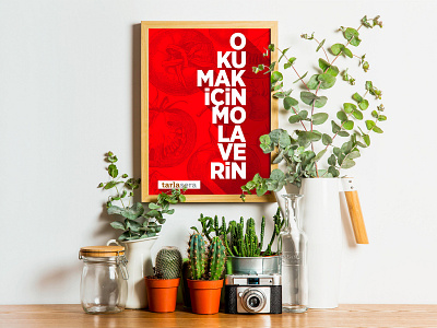 #okumakicinmolaverin agriculture and culture design flowers framer magazine mockup okumakicinmolaverin poster posterart posterdesign tomato typographic