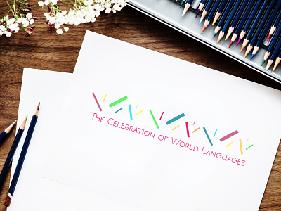 The Celebration of World Languages branding example logo design