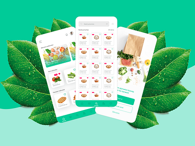 BazarJo-Grocery App app design art bazaar green grocery minimal shopping simple ui ux