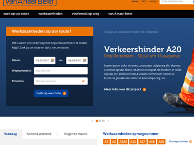 Concept vanAnaarBeter.nl by Sander de Gans on Dribbble