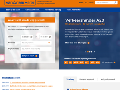 Design vanAnaarBeter.nl by Sander de Gans on Dribbble