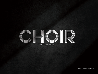 Choir alternates branding design display font illustration logo type typography vector