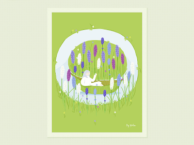 One Day creative design dribbble flower graphic illustration lohas nature visual