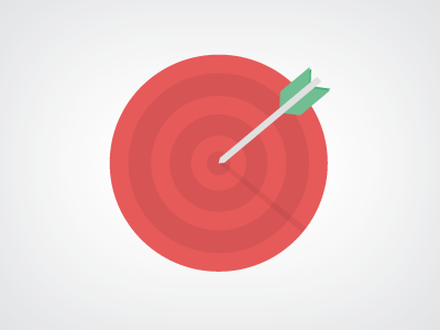 Target clean design flat free freebie icon identity illustration minimalist target