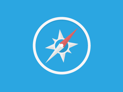 Safari flat design illustration free freebie psd minimalist ai browser safari icon flaticon