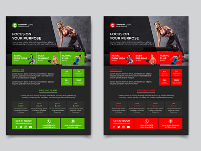 Gym Flyer Design