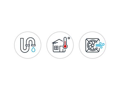 Mr. Reliable WIP website icons air conditioning heating hvac icons plumbing