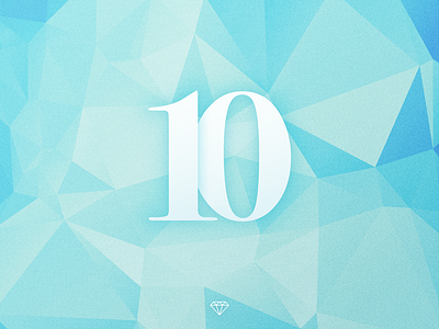 10 10 blue diamond grain numbers poly