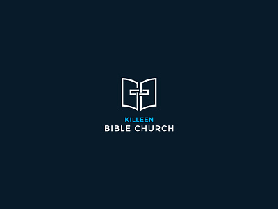 KBC Logo bible blue book church cross