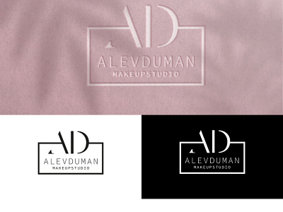ALEV DUMAN MAKEUP STUDIO beauty branding cosmetic graphic design logo logo design makeup studıo