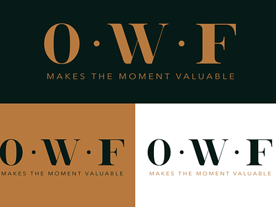 OWF WATCHES LOGO & BRANDING branding design elegant gold graphic design identity logo logo design luxury watch watches