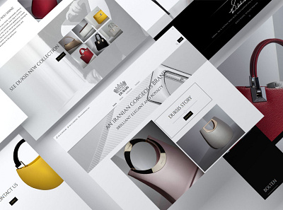 Duksis Web Design bag brand luxury uidesign webdesign website women wordpress