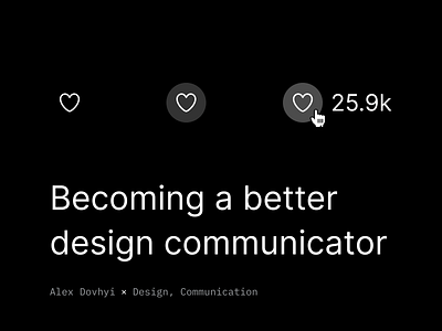 Becoming a better design communicator ↗ business communication design design communication presentation speak support team