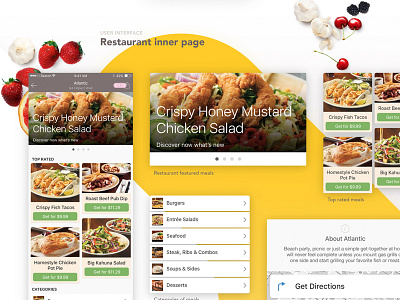 MakeFood – Restaurant inner page