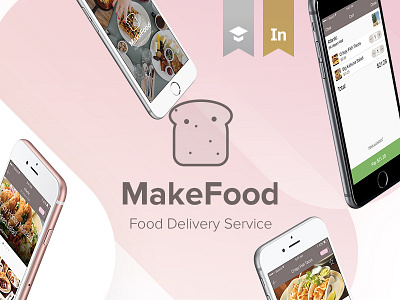 MakeFood Featured in Interaction app caffe delivery food food delivery ios iphone iphone 6 meal restaurant service