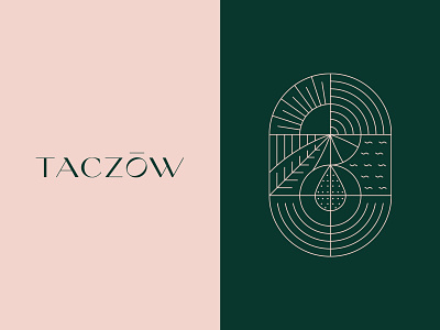 Taczow logo design adobe art artwork branddesign branding creative creativeherd design dogz elegant design hotel illustration illustrator pink vector