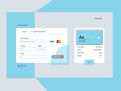 Credit Card Checkout Page adobe xd desgn design figma graphic design logo ui ux web