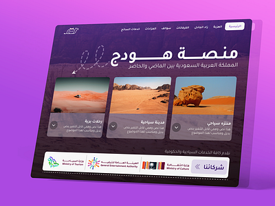 Domestic Tourism Agency Website design