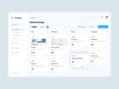 Project Manager Dashboard