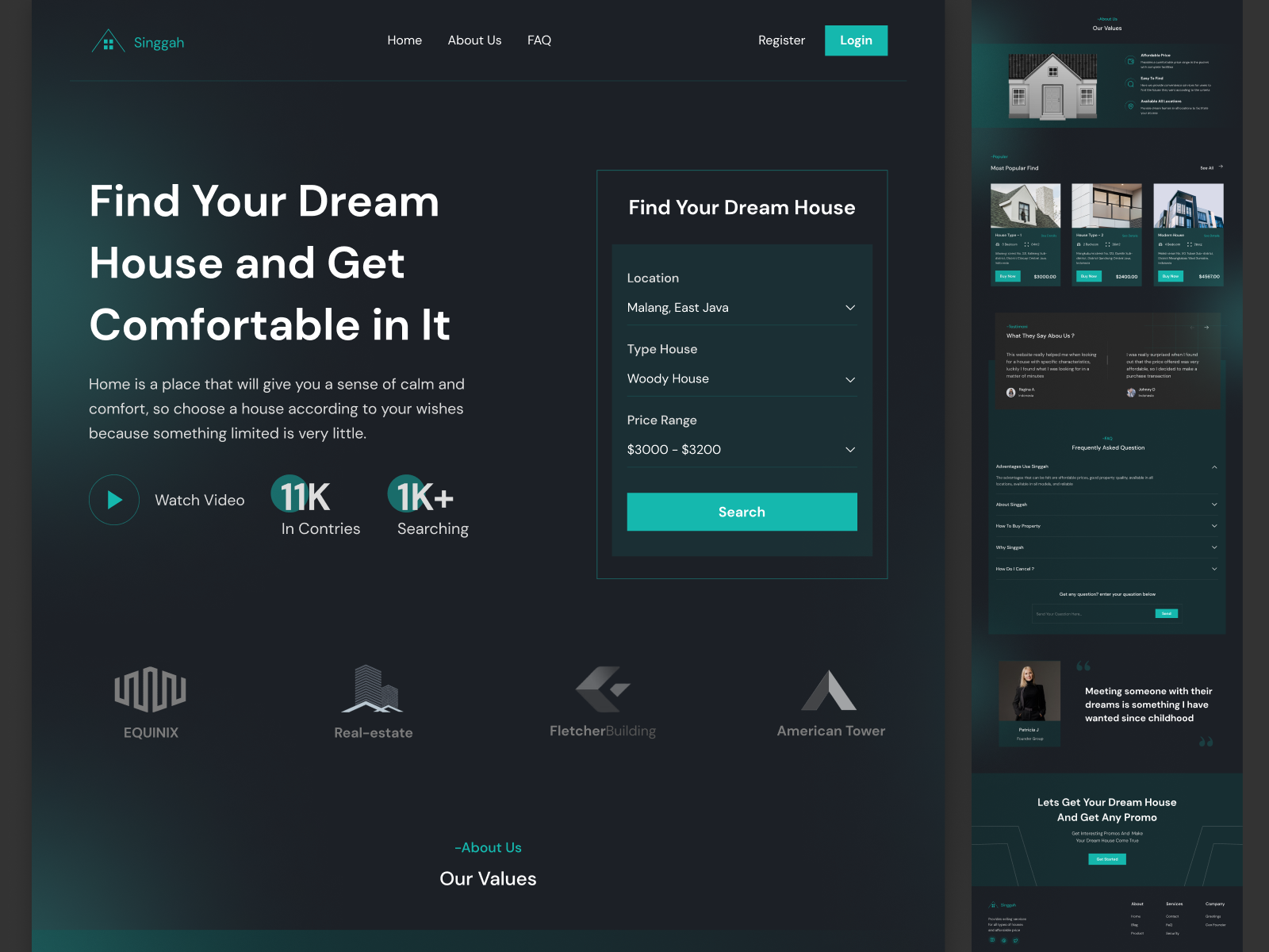Singgah - Landing Page by Nadia Istikomatuzz on Dribbble
