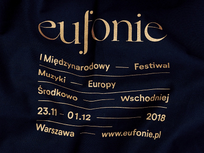 Eufonie Festival - Branding bag branding classical music festival premium
