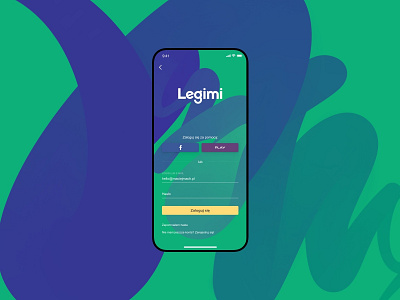Legimi - Sign in screen app design branding ios reading reading app uidesign