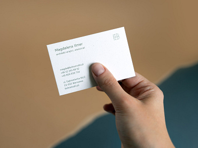Boho Studio - business cards brand brand identity branding branding design business card minimalistic paper premium typography webdesign
