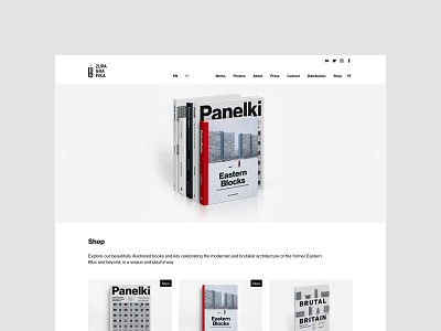 New Zupagrafika - homepage architecture brutalism minimalistic modernism portfolio typography uidesign web webdesign