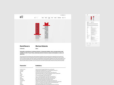 Zupagrafika - about us architecture brutalism minimalistic portfolio publisher typography webdesign