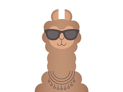 Cool Llama Emoji