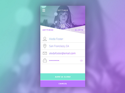 #Dailyui007 - Settings Page